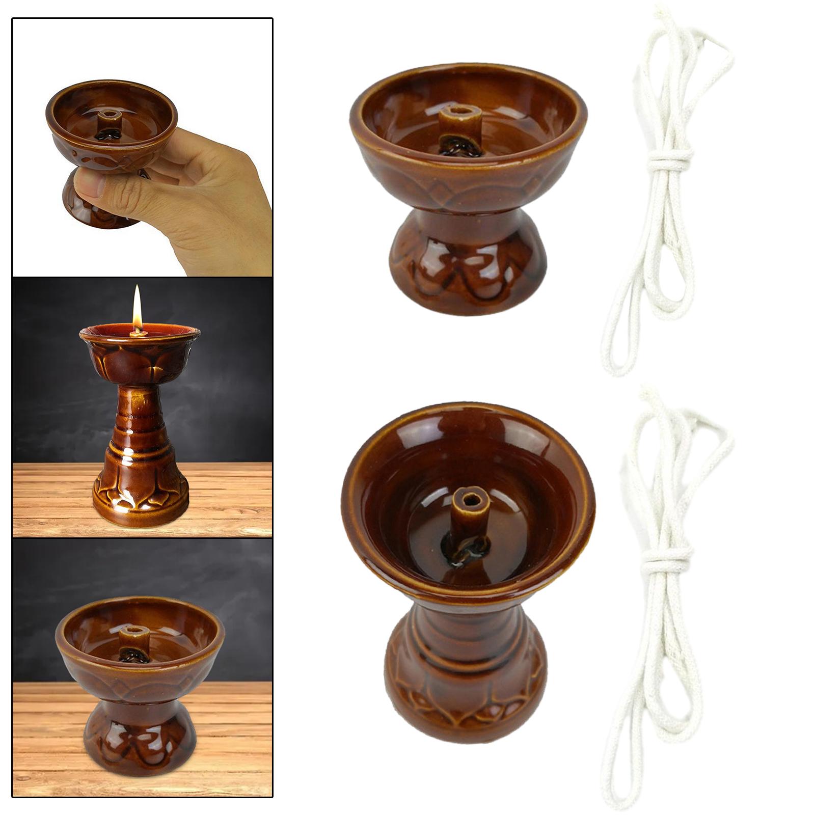 حامل مصباح زيت، وعاء شمع، حامل - مراجعة Candle Oil Supplies وسعره