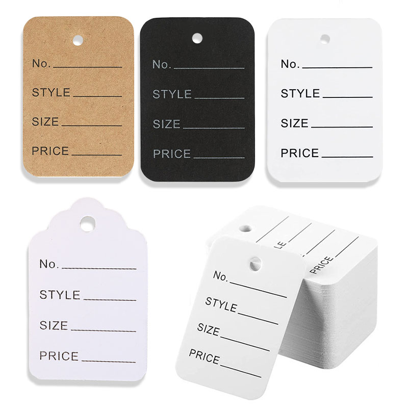 100 قطعة/الوحدة 3.5x5 سنتيمتر  - مراجعة Kraft Hang Tag وسعره
