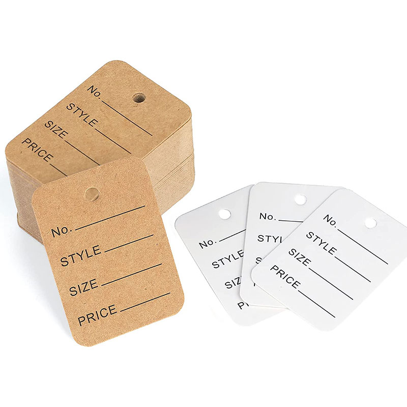 100 قطعة/الوحدة 3.5x5 سنتيمتر  - مراجعة Kraft Hang Tag وسعره
