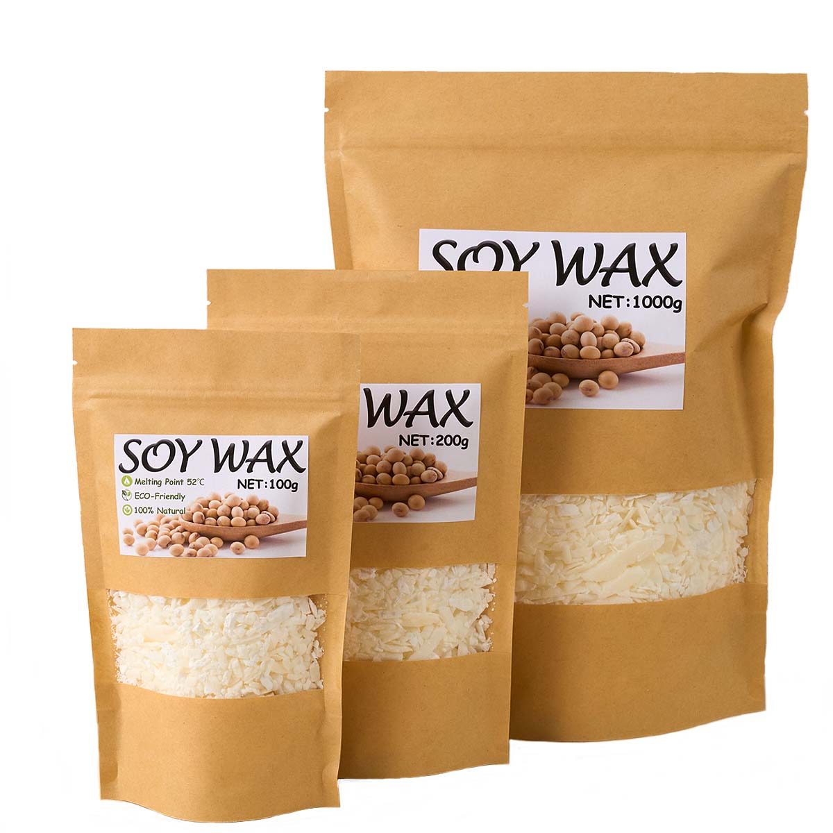 1 جنيه شمع الصويا الأبيض النقي - مراجعة Candle Supplies In Bulk وسعره