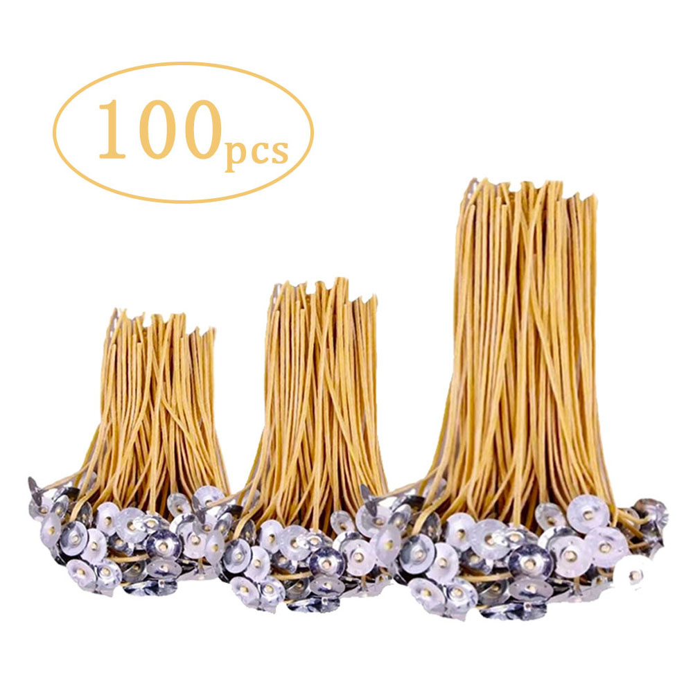 100 قطعة شمع العسل شمعة الفتائ - مراجعة Candle Supplies Beeswax وسعره