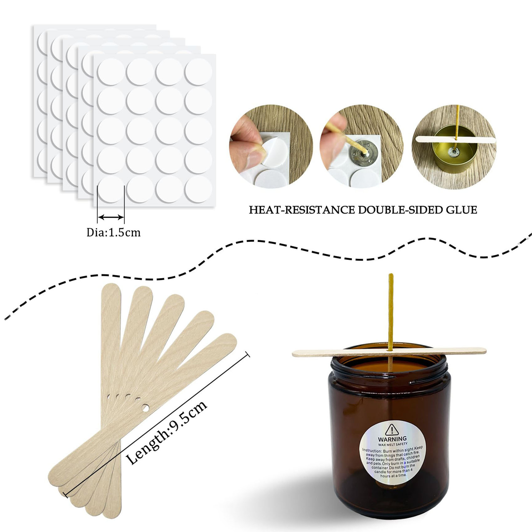 100 قطعة شمع العسل شمعة الفتائ - مراجعة Candle Supplies Beeswax وسعره